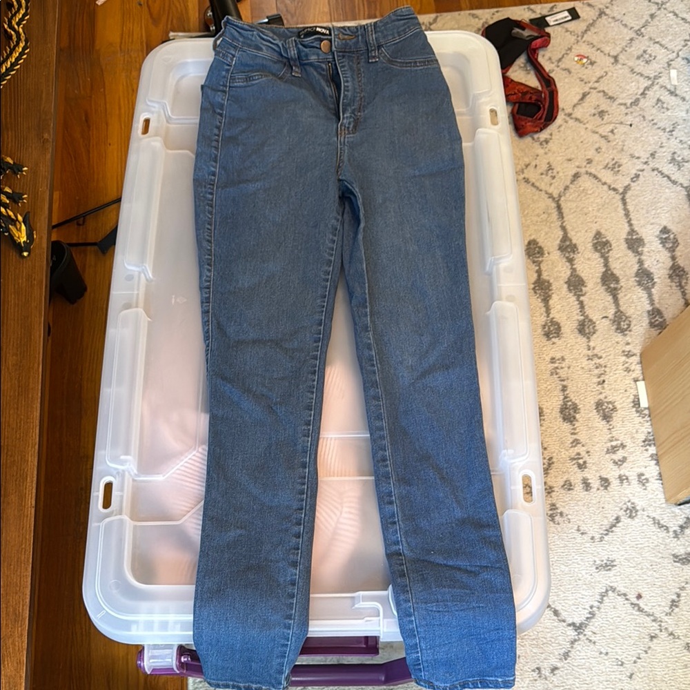 Fashion Nova Blue Skinny Jeans